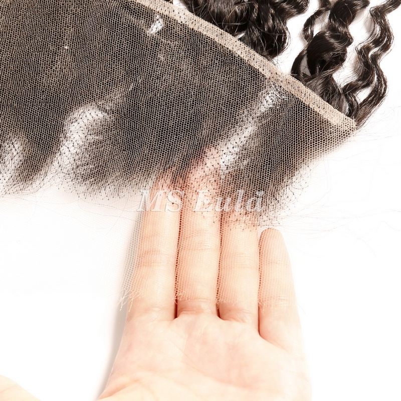 Virgin Human Hair Kinky Curly 13x4 13x6 HD Lace Frontal - 图片 5